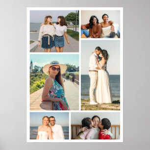 Póster Crea tu propio collage de 6 fotos