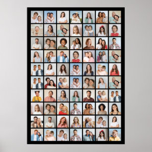 Póster Crea tu propio collage de 70 fotos