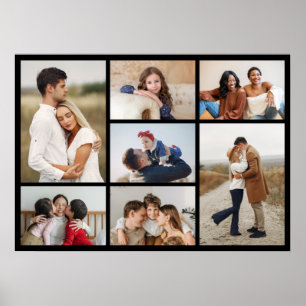 Póster Crea tu propio collage de 7 fotos