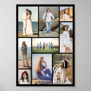 Póster Crea tu propio collage de 9 fotos