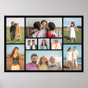 Póster Crea tu propio collage de 9 fotos