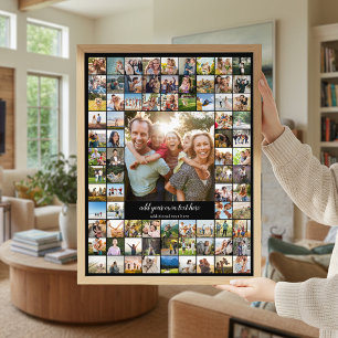 Póster Crea tu propio collage de fotos personalizado de 7