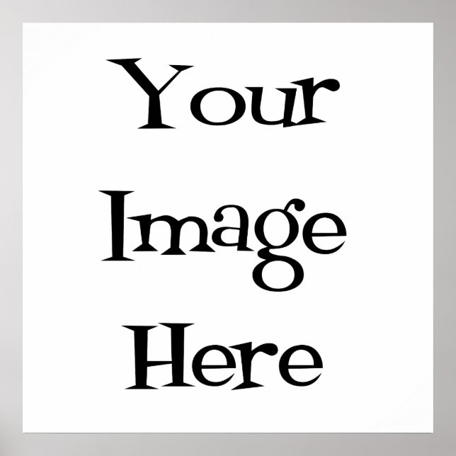 Póster Crea tu propio : Diseña tu propio Personalizado (Frente)