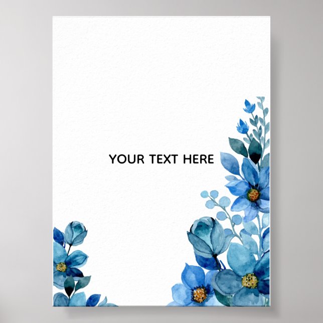 Póster Crea tu propio diseño botánico (Frente)