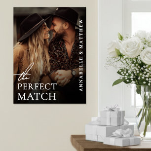 Póster Crea tu propio letrero de fotos de boda