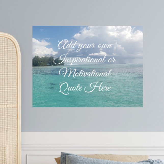Póster Crea tu propio océano Inspirador motivador (Subido por el creador)