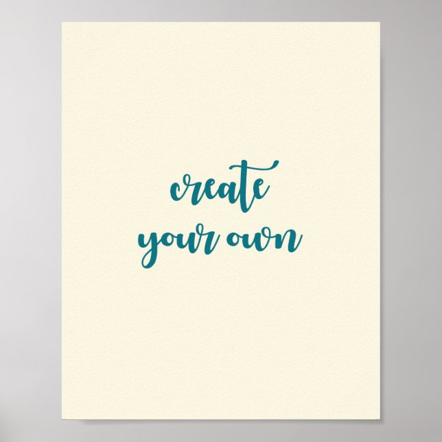 Póster Crea tu propio Poster de ducha divertida (Frente)