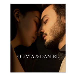 Póster Crea tu propio regalo de foto de pareja