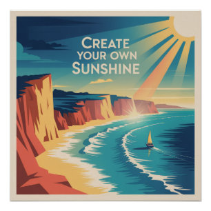 Póster Crea tu propio sol