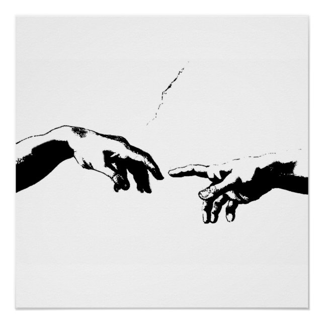 Póster Creación de Adán (Anverso)