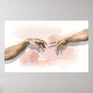 Póster Creación de Adán