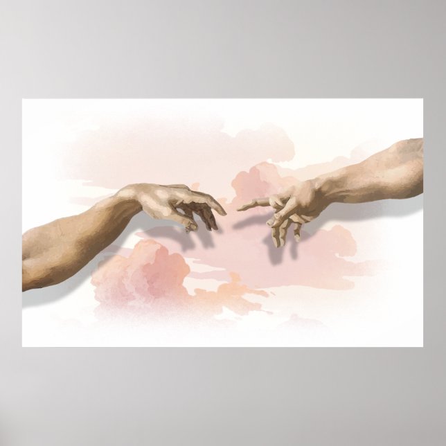 Póster Creación de Adán (Frente)
