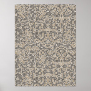 Póster Creación de bordado de crochet