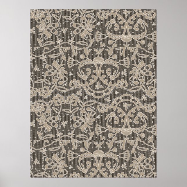 Póster Creación de bordado de crochet (Frente)