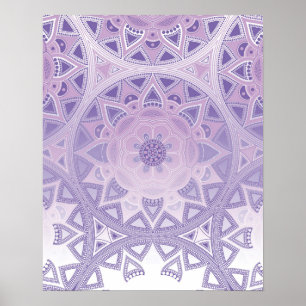 Póster Creación de Mandala, todos los puntos por uno 10