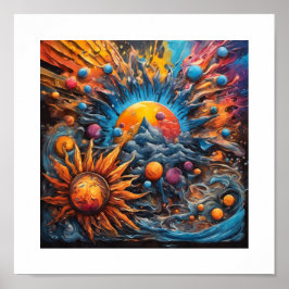 Póster Creación de sistemas solares