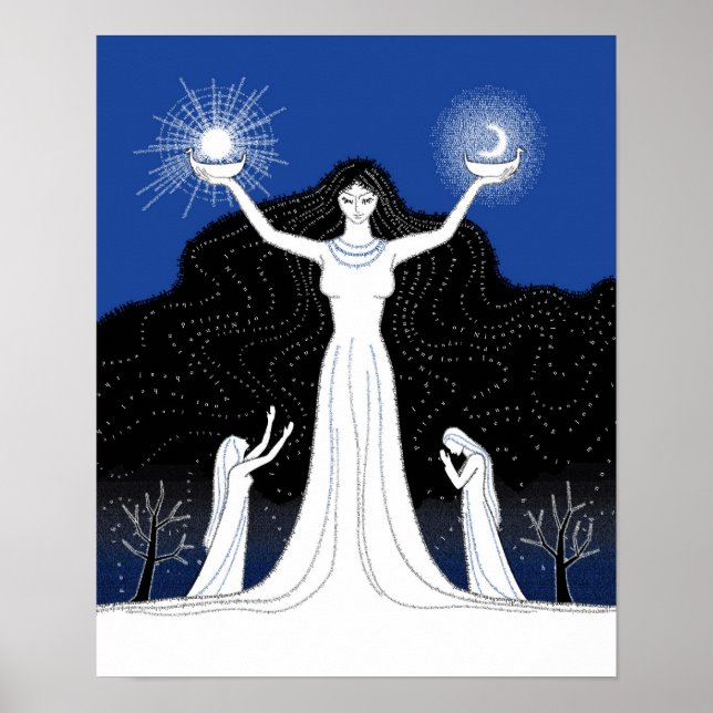 Póster Creación del poster de Sol y Luna (Frente)