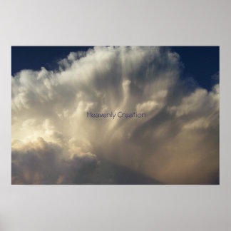 Póster Creación en el cielo