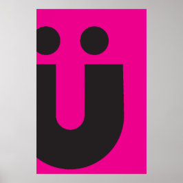 Póster Creaciones de TYP(O): Umlaut Ü