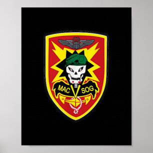 Póster Creaciones Zgxblwjhbsy Co Macv-sog Guerra de Vietn