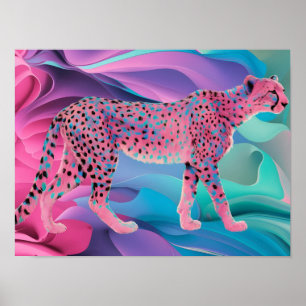 Póster Creado Papel de escritorio abstracto de Pastel Che