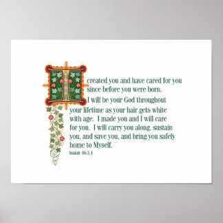 Póster Creado por Dios Poster