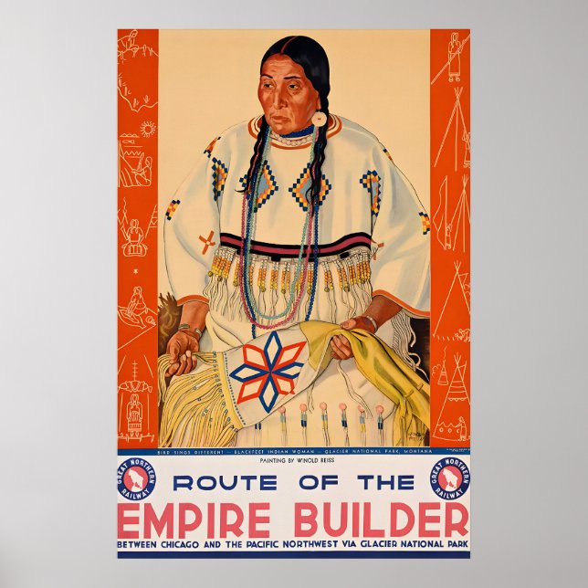 Póster Creador del Imperio - Gran Ferrocarril del Norte - (Frente)