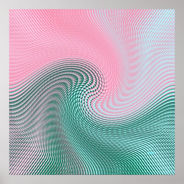 Póster Creando ondas...... (Frente)