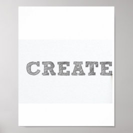 Póster Crear