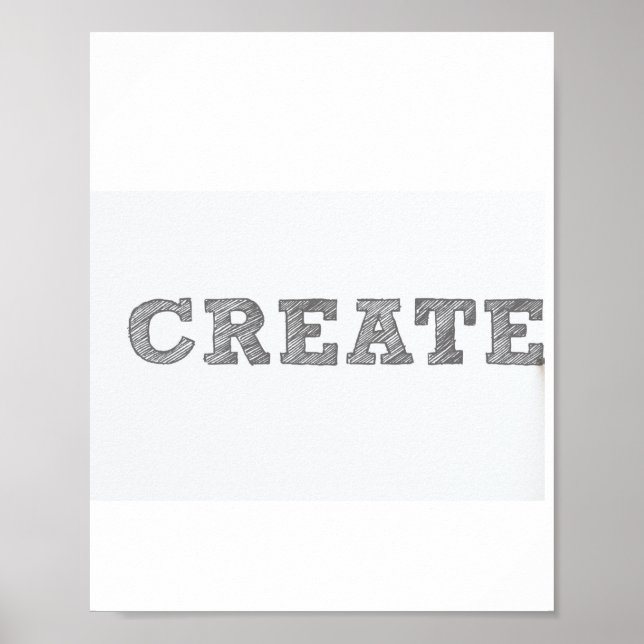 Póster Crear (Frente)