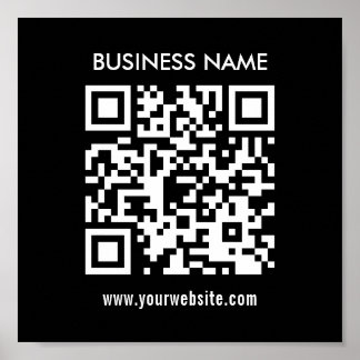 Póster Crear código QR instantáneamente | Diseño sencillo