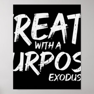 Póster Crear con propósito Biblia Dios Jesús Chris Religi