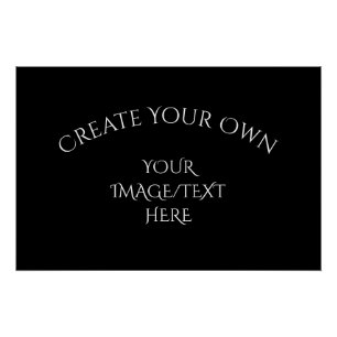 Póster Crear el propio