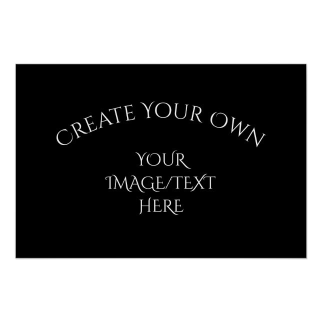 Póster Crear el propio (Anverso)