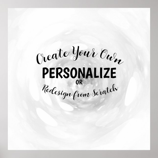 Póster Crear el propio (Frente)