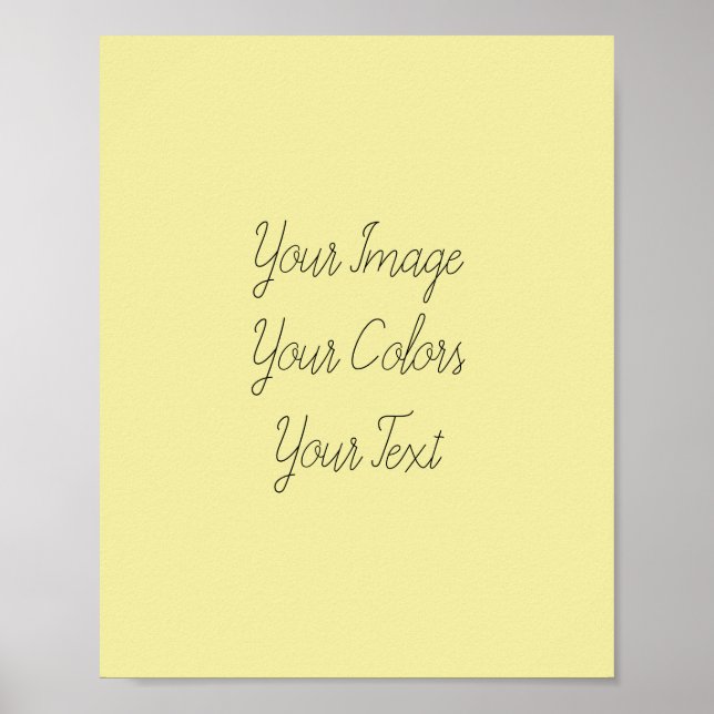 Póster Crear el propio (Frente)