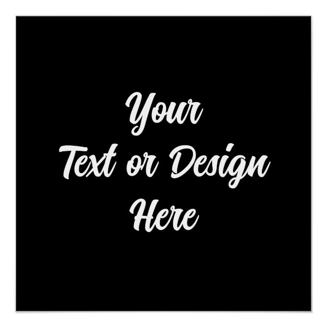 Póster Crear el propio (Anverso)