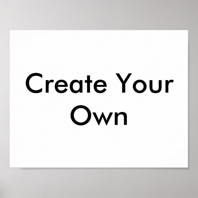 Póster Crear el propio (Frente)