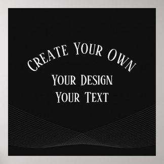 Póster Crear el propio