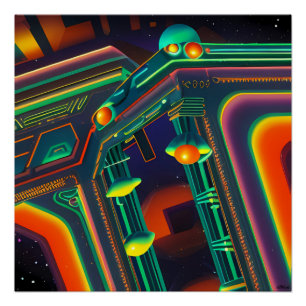 Póster Crear el universo y luego retirarse de él