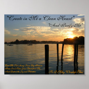 Póster Crear en mí