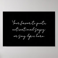 Crear su propia cita de escritura Minimalista mode