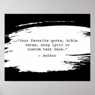 Póster Crear su propia cita de Personalizado de puntas de