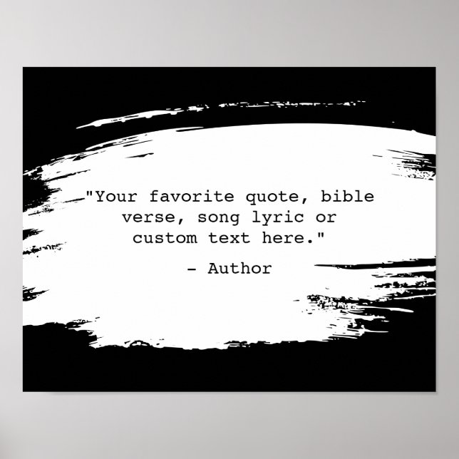 Póster Crear su propia cita de Personalizado de puntas de (Frente)