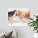 Póster Crear su propia cita fotográfica personalizada<br><div class="desc">Crea tu propio poster de presupuesto personalizado con una de tus fotos favoritas. Presenta una tipografía de máquina de escribir minimalista.</div>