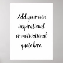 Crear su propia cita Inspiradora moderna para el u