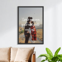 Crear su propia cita Personalizado y Poster fotogr