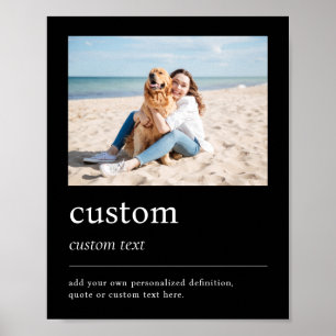 Póster Crear su propia definición de fotos