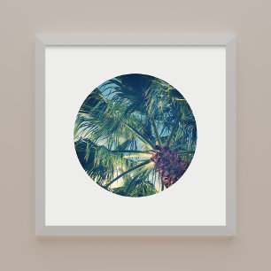 Póster Crear su propia foto de forma de círculo