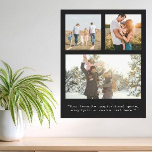Póster Crear su propia foto y presupuesto personalizada 3